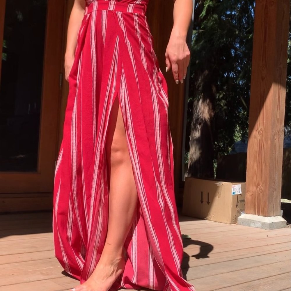 Red Jump Suit - Picture 2 of 3